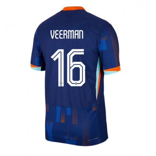 Fotballdrakt Herre Nederland Joey Veerman #16 Bortedrakt EM 2024 Kortermet